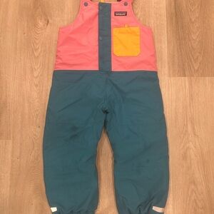 Patagonia Pink snow pile snow pant